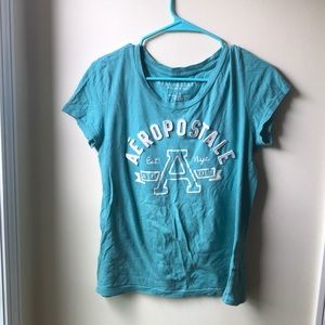 Aeropostale teal t-shirt size large
